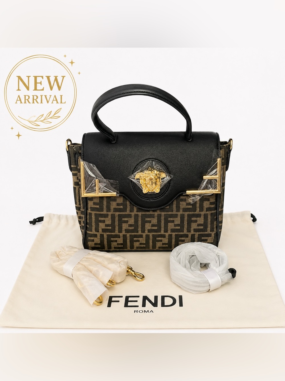 ✨  A bold luxury Monogram Top Handle Bag ✨